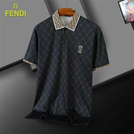 Picture of Fendi Polo Shirt Short _SKUFendiM-3XL12yn3620181